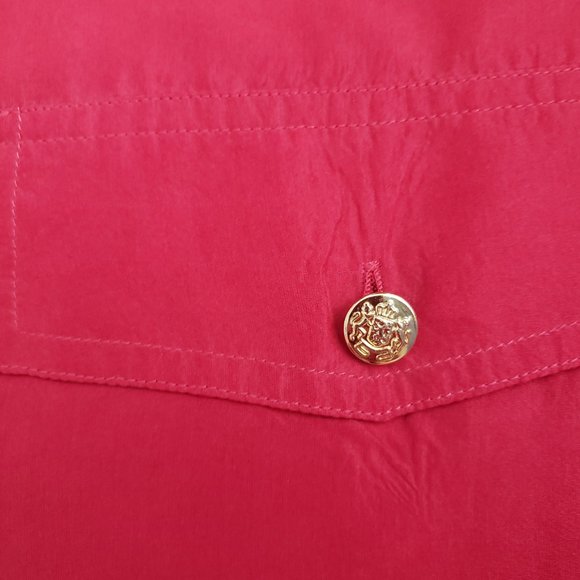 Vintage Silk Oversized Sail Away for Royal Cruise Line Red Shirt - Picture 5 of 9